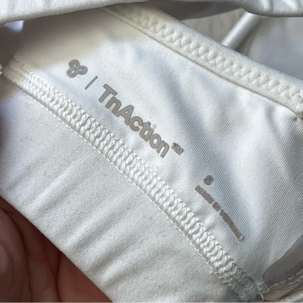 TNA Sports Bra racerback womens White (small) activewear workout gym tnaction - Image 3