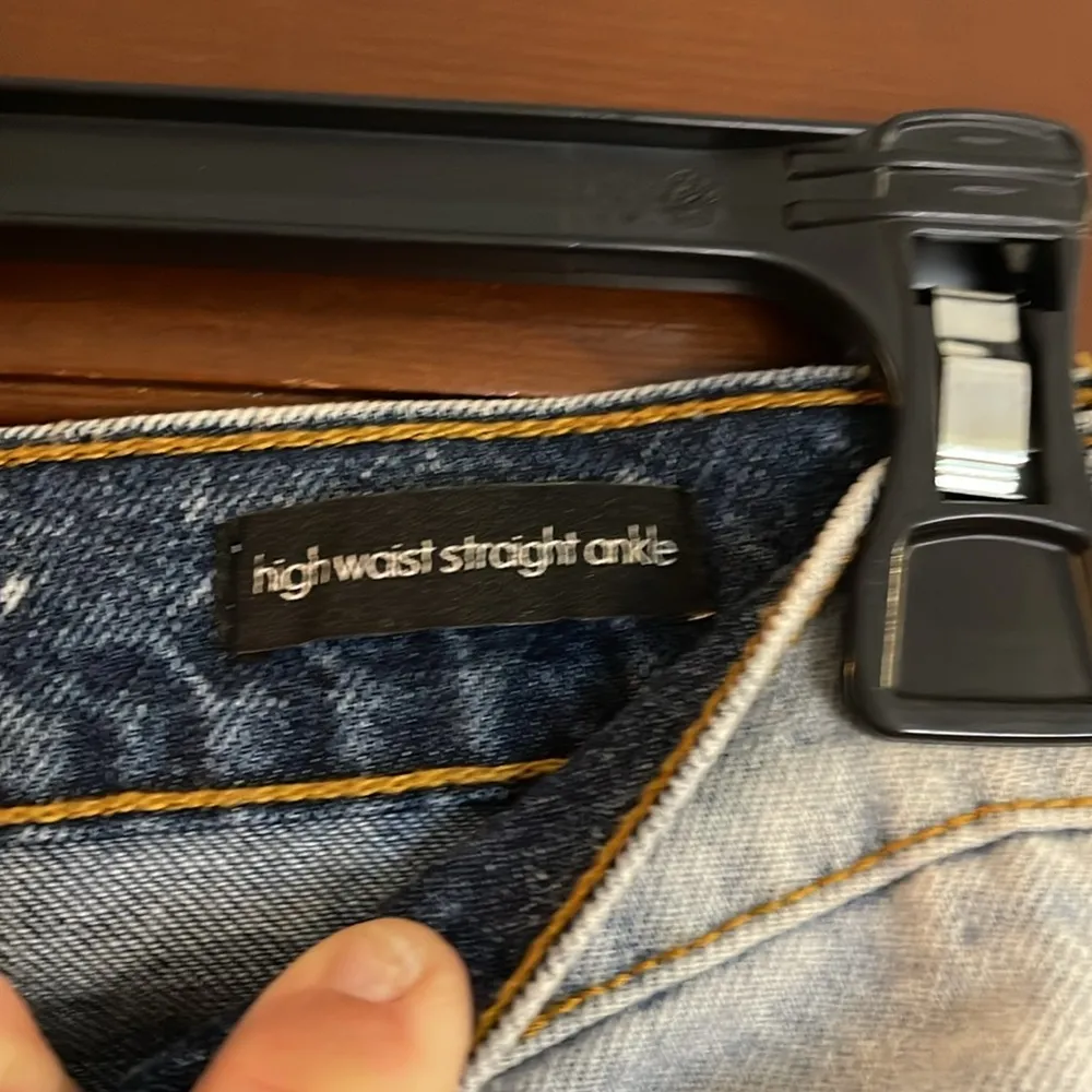 Ella Moss Banyan straight ankle Blue Acid Wash Jeans size 29 - Image 4