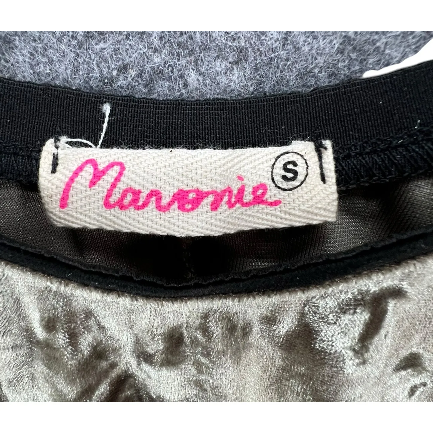 Anthropologie Maronie Dress Small Crushed Velvet Spaghetti Straps Mini USA Fairy - Image 9