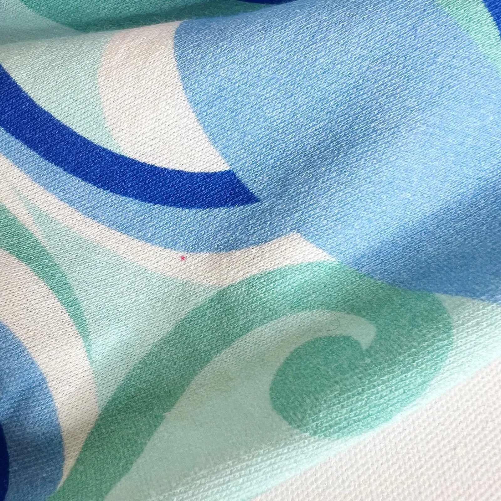 NWT Hill House The Allie Zip-Up in Ocean Kaleidoscope Sz‎ S Hippie 70s Colorful - Image 15