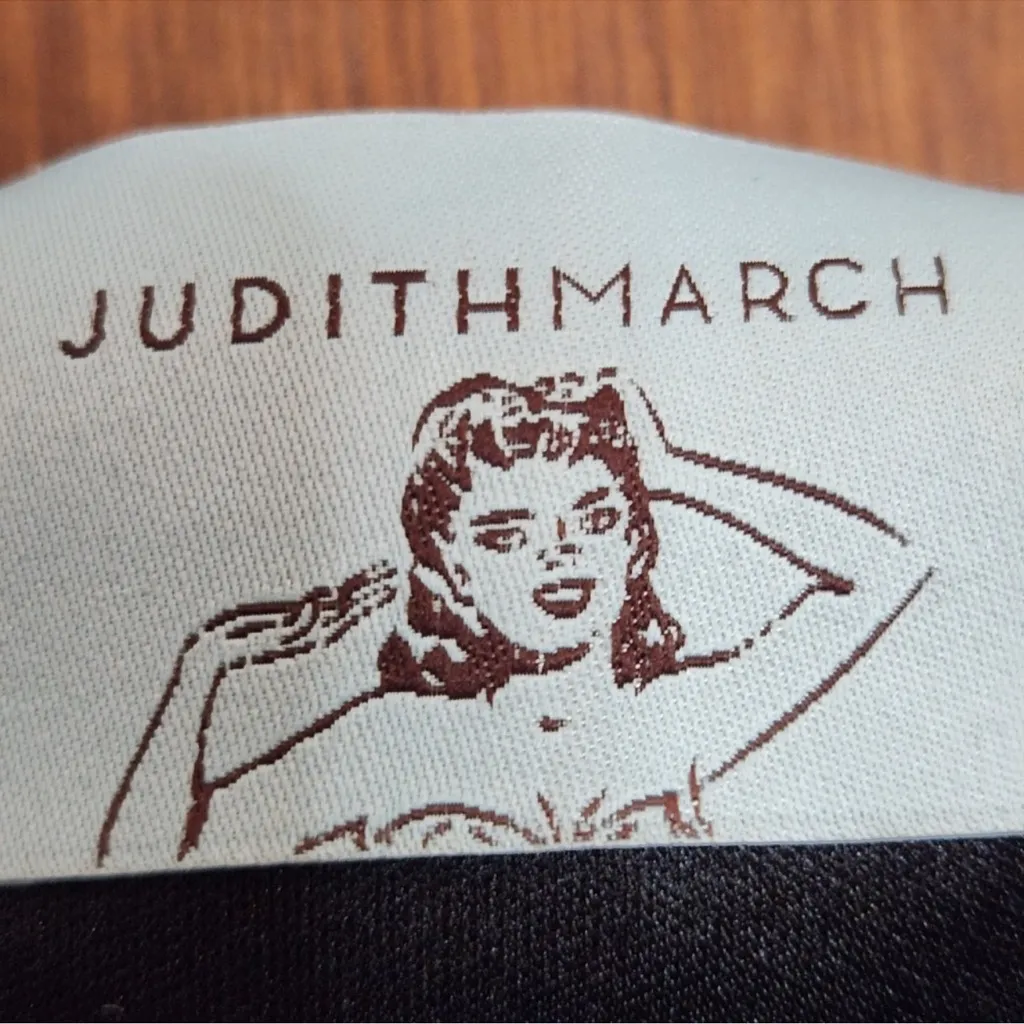 Judith March Woman’s Black Long Sleeve Formal Blouse Size Small - Image 2