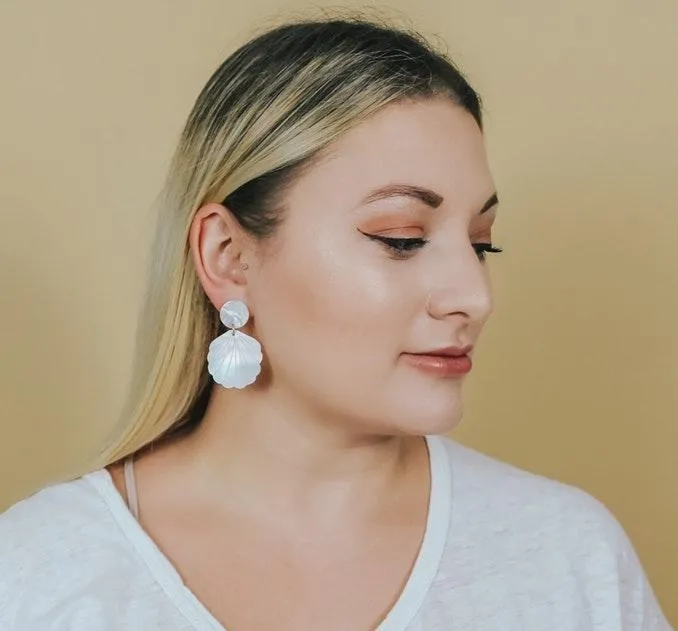 Special shell drop Earrings  - Image 4