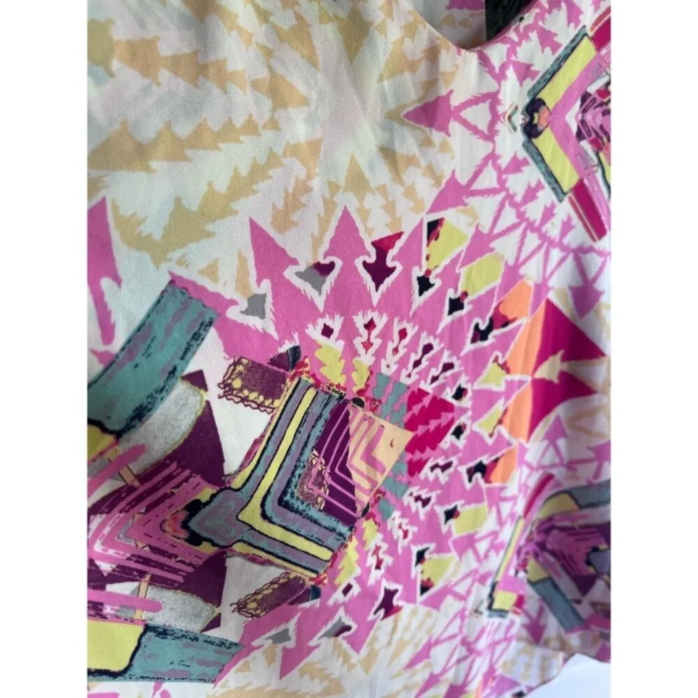 Newbury Kustom  Aztec Patterned Racer back Tank Top Size Medium - Image 9