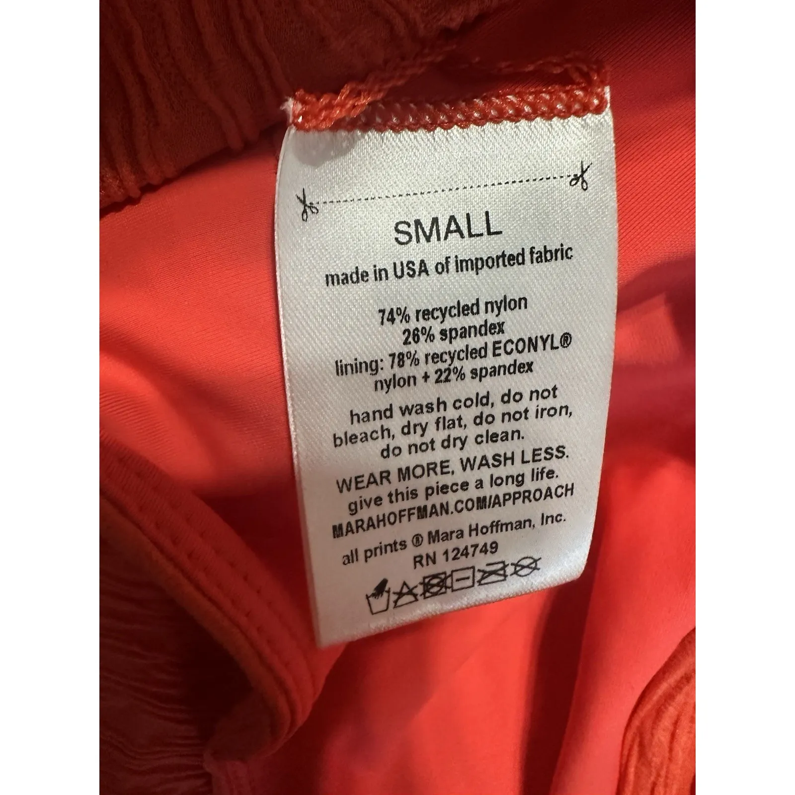 MARA HOFFMAN Abigail Bandeau Bikini Top + Jay High Waist Bottom Set NWOT Size S - Image 7