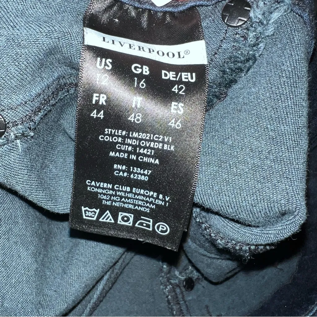 Liverpool Dark Wash The Skinny Sienna High Rise Pull On Skinny Jeans - Image 10