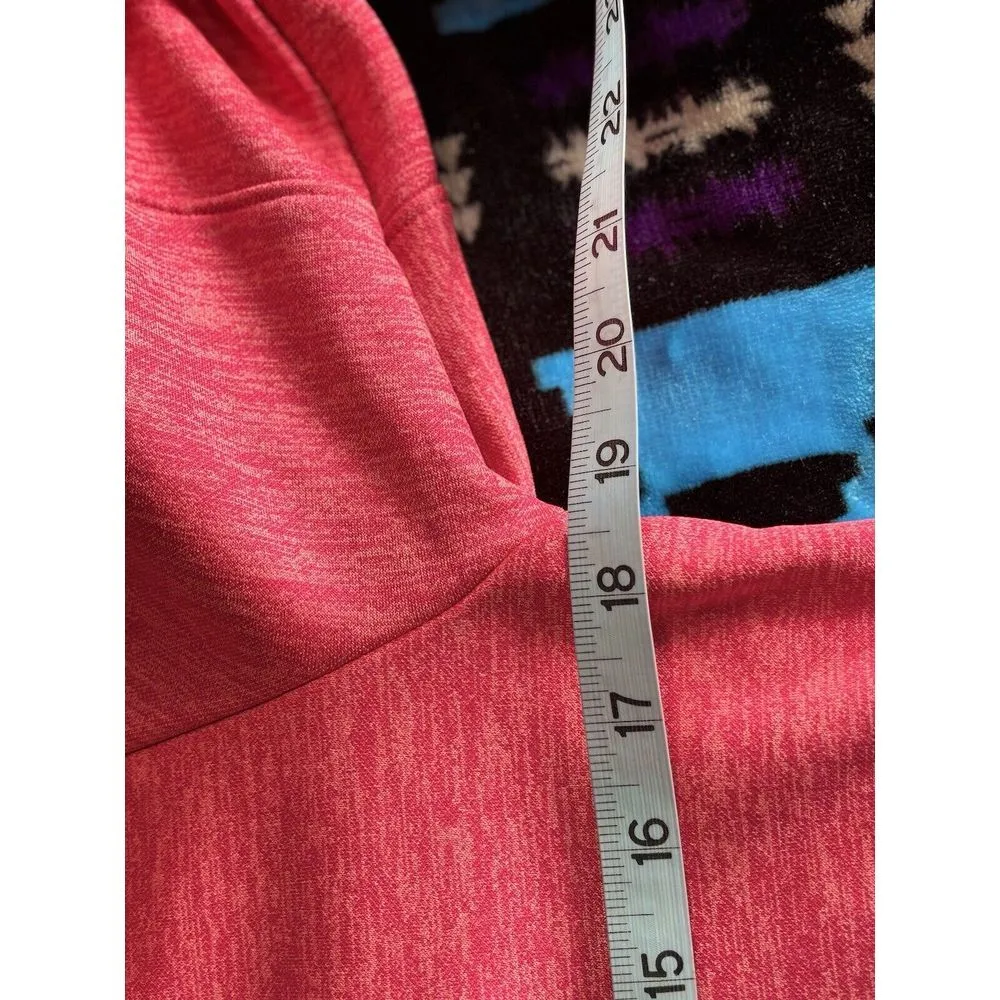 Adidas Red/Silver Hoodie Sweatshirt Size S (8-10)Long Sleeve Logo Graphic Pocket - Image 8