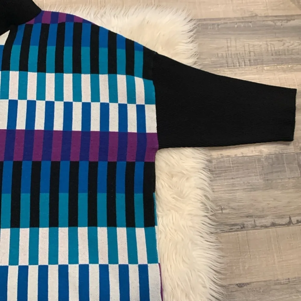 Multiples oversized boxy cowl neck poncho sweater L/XL - Image 5