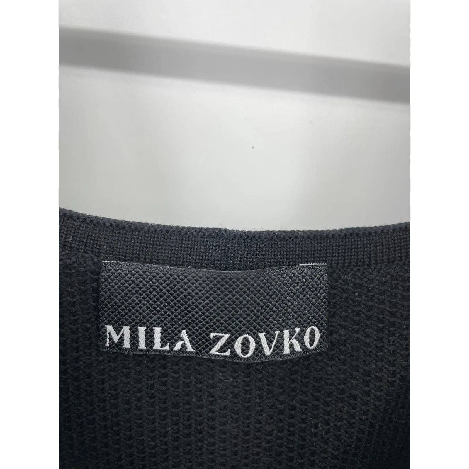 Mila Zovko Dress Womens Large Luna Sleeveless Maxi Black Green Colorblock - Image 6