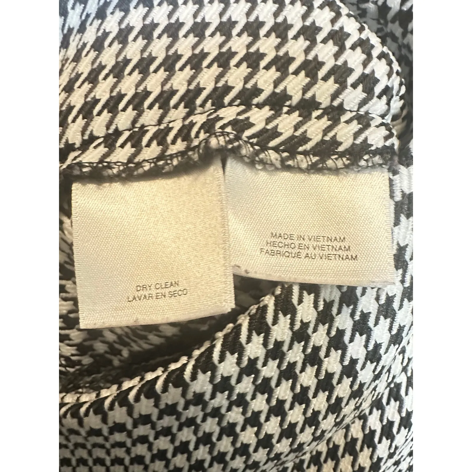 Kasper Women's‎ Size 12 Houndstooth Career Dress Pants Cropped - Image 8