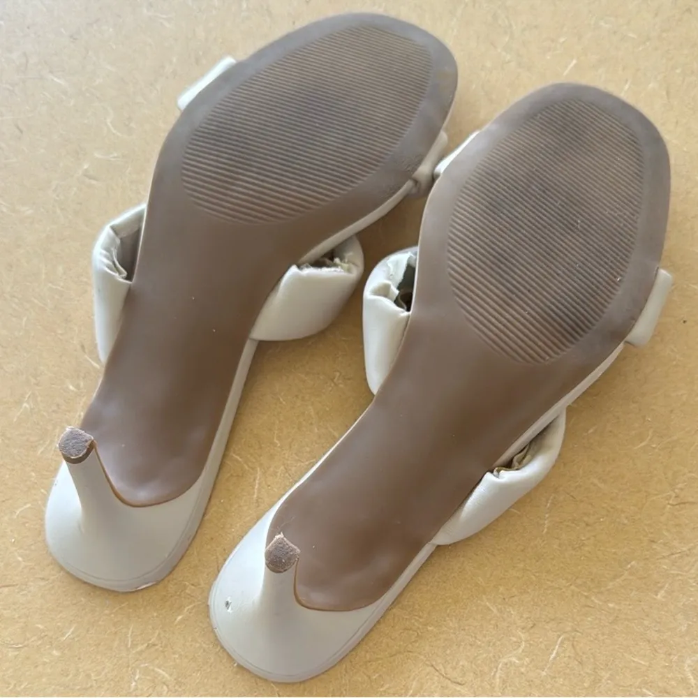 Ann Taylor Elegant White Women's Sandals size 9 - Image 6