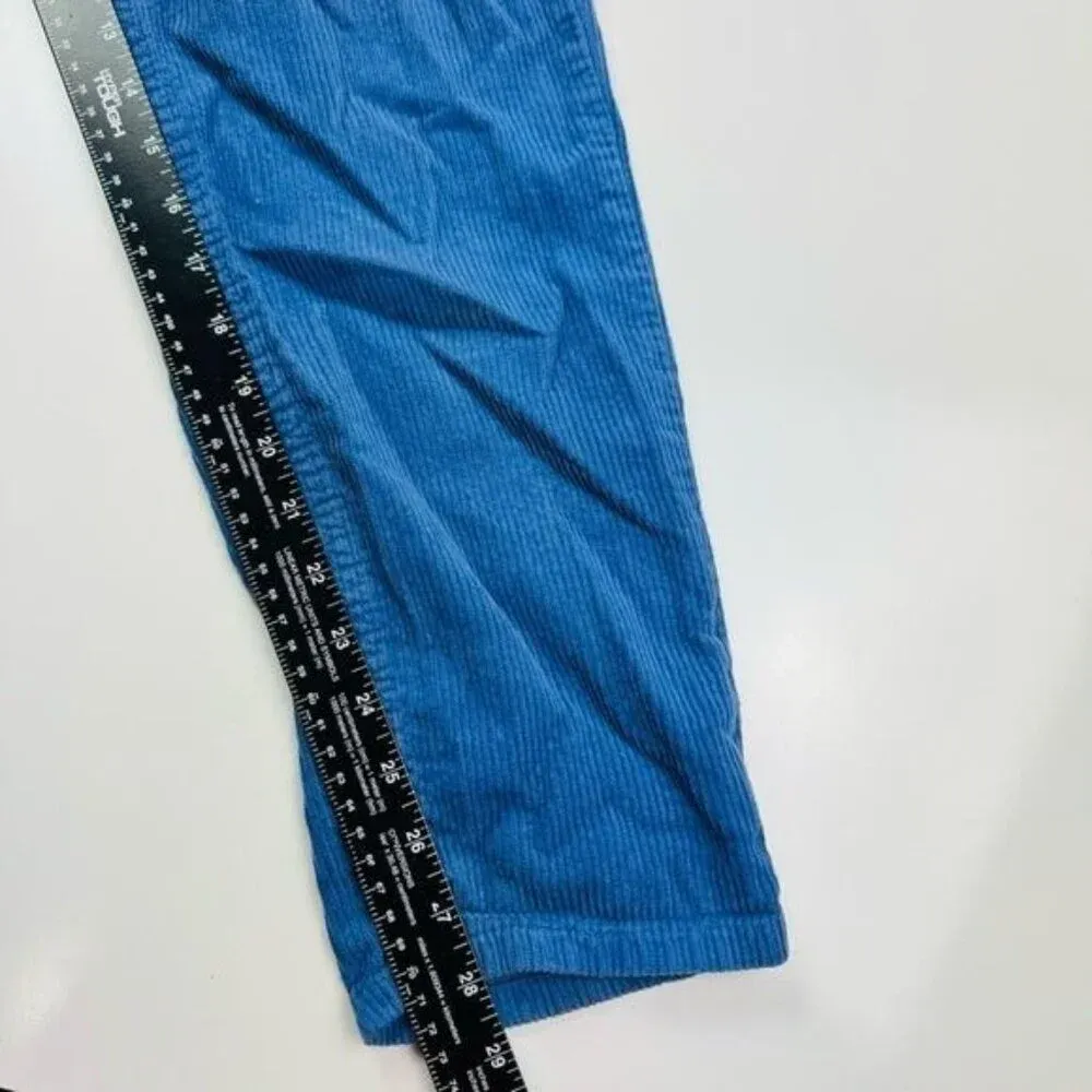 BDG Mom High Rise Cords Blue Corduroy Straight Leg Pants Size‎ 28 - Image 8