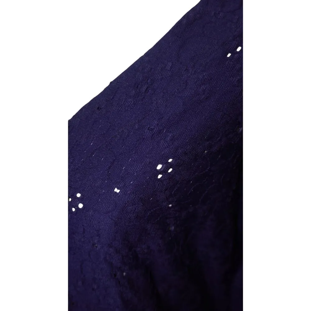 Women's Adolfo studio Blue Pattern Cardigan - Image 3