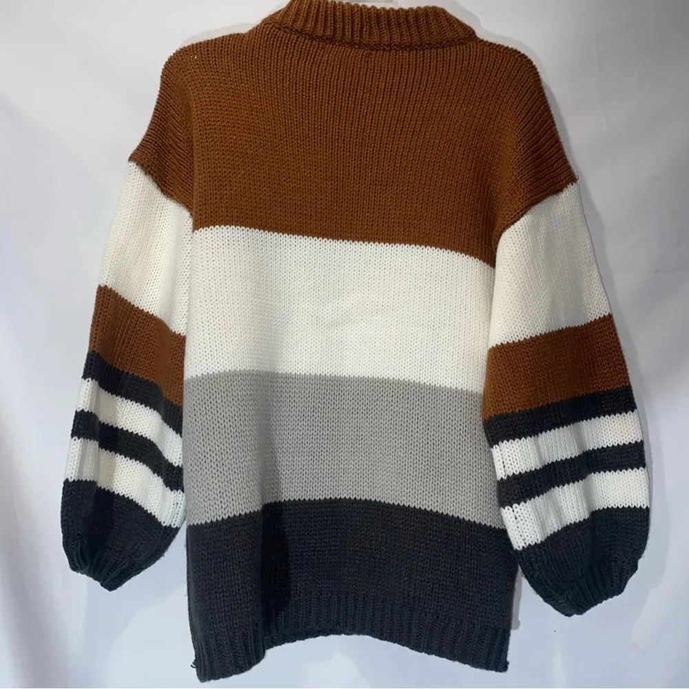 Entro Stripe Sweater Women’s Small - Image 6