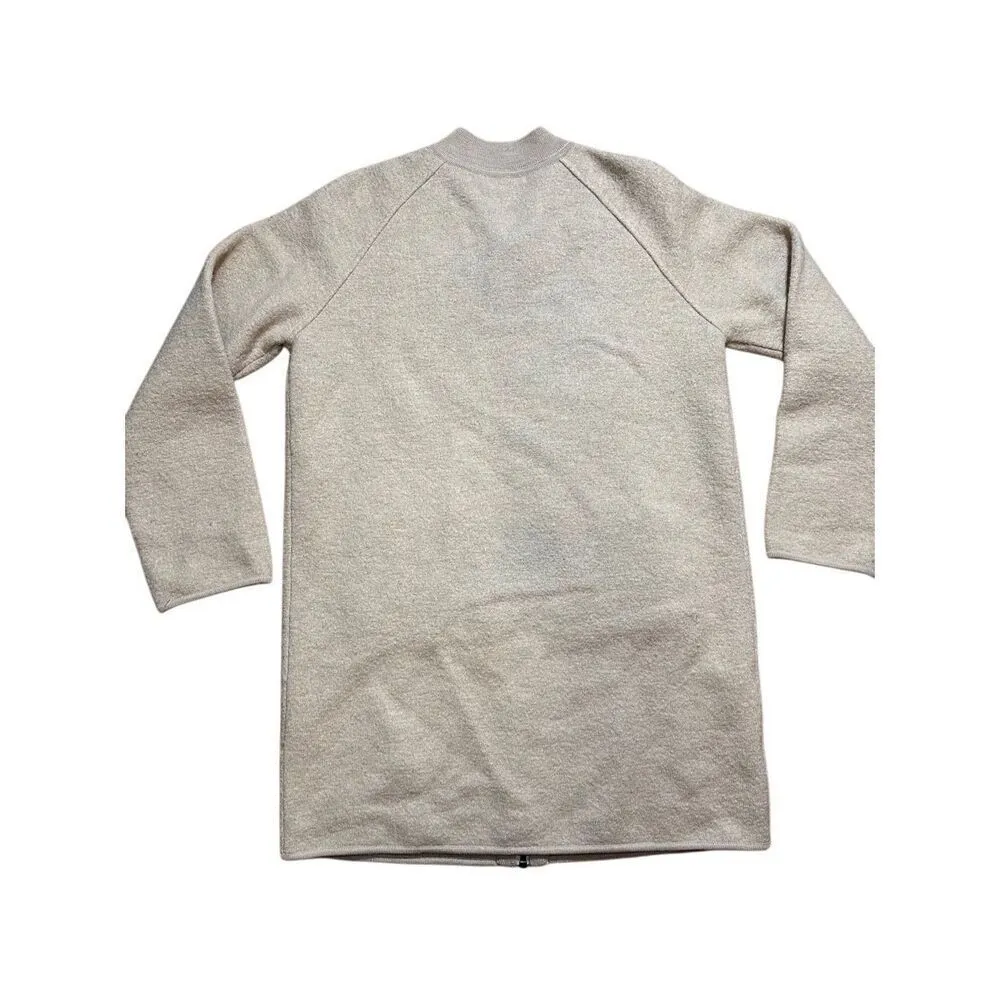 Madewell Bomber Sweater-Jacket in Bright Apricot Sz XXS - Image 7