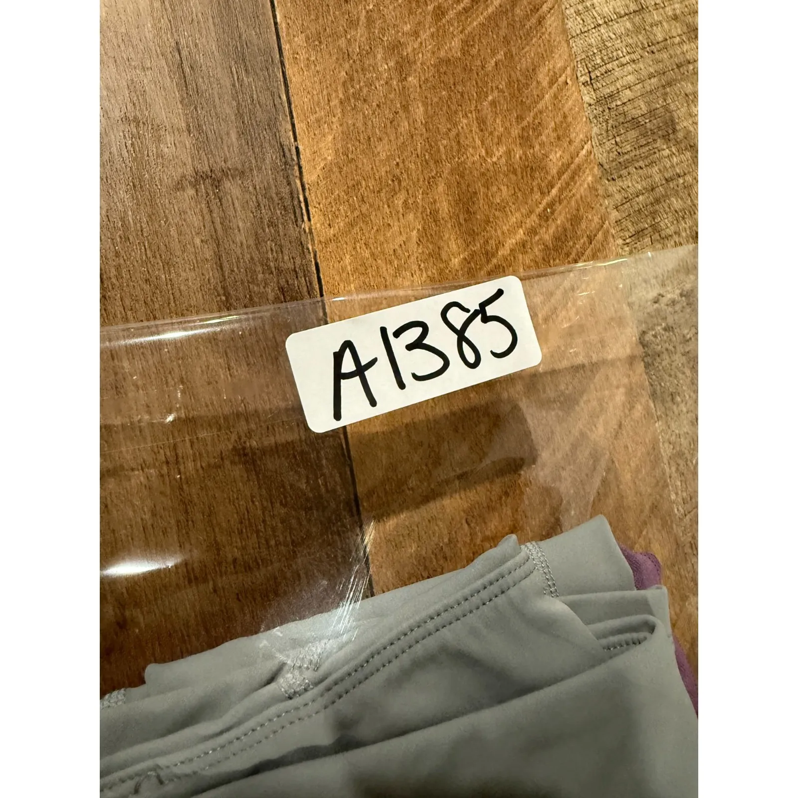 Lot of 2 Alphalete Leggings Women Sz S Athletic Workout Gym Gray/Purple - Image 5