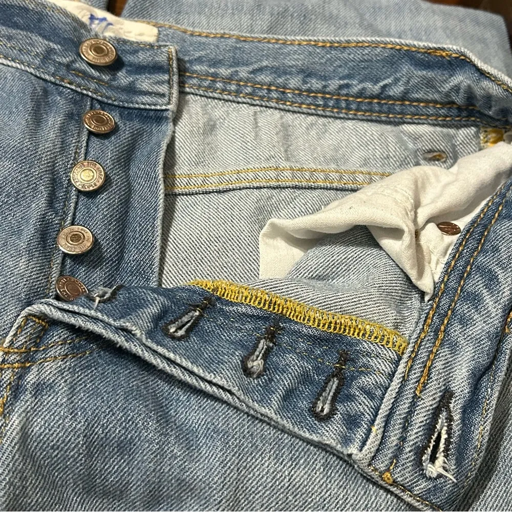 Free People We The Free -  Maggie Ripped Crop Straight Jeans - 26 - Image 5