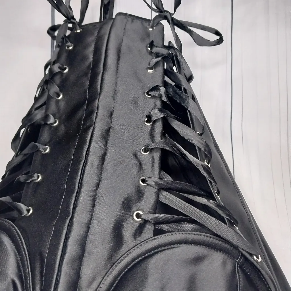 Shirley Of Hollywood Black Satin Lace - Image 3