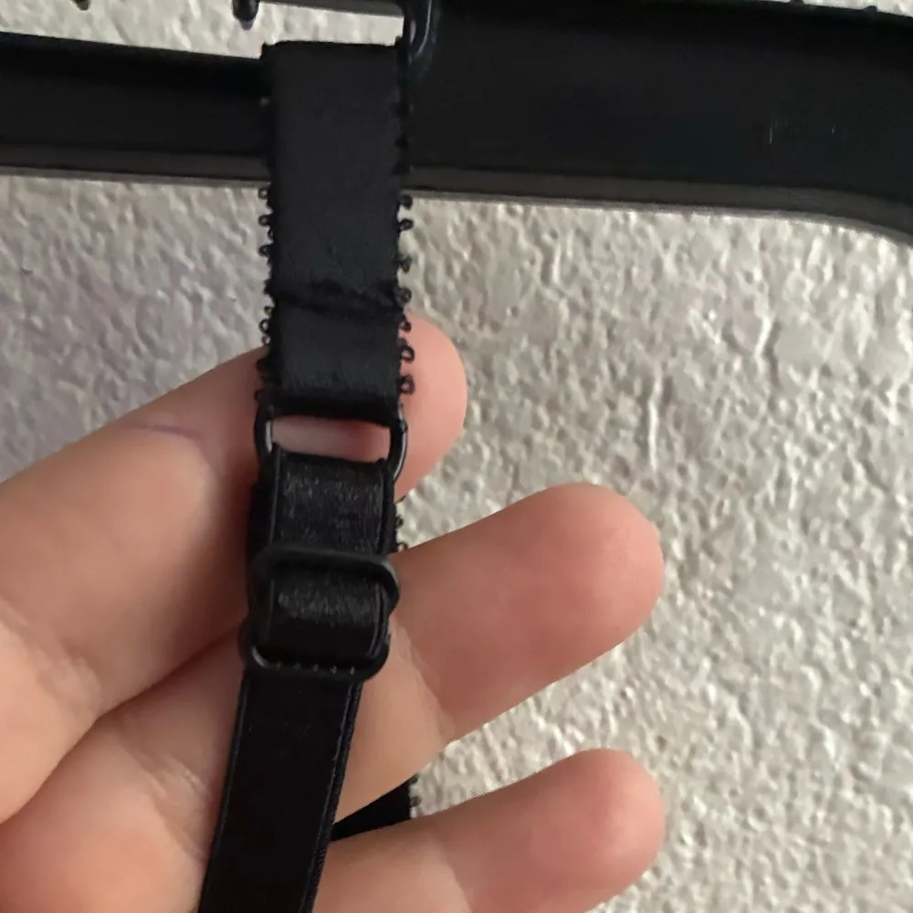 H&M Beaded Black Lace Bustier Bra Corset Top 6 - Image 6