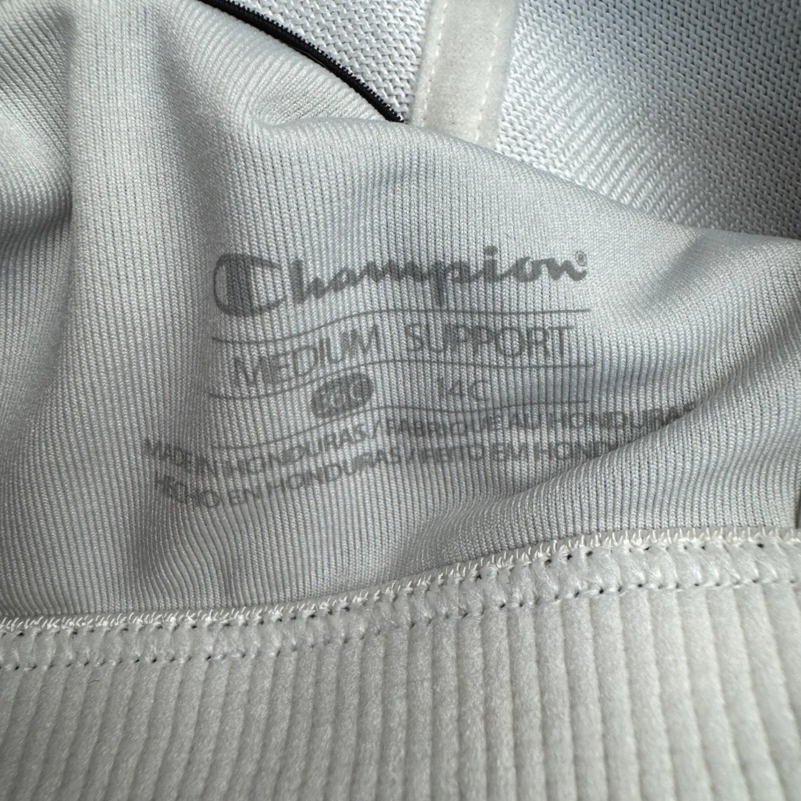 Champion Womens Black Medium Support Racerback Sports‎ Bra Athletic Fitness - Image 3