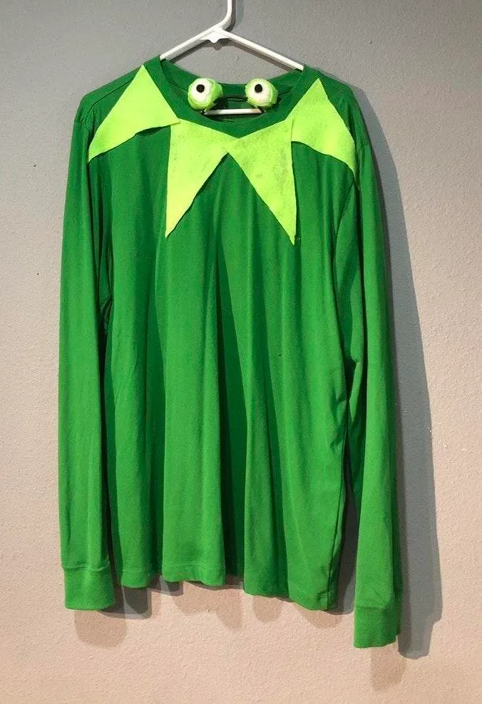 Kermit The Frog Costume Oversized Costume🐸 Green Size XL - Image 4