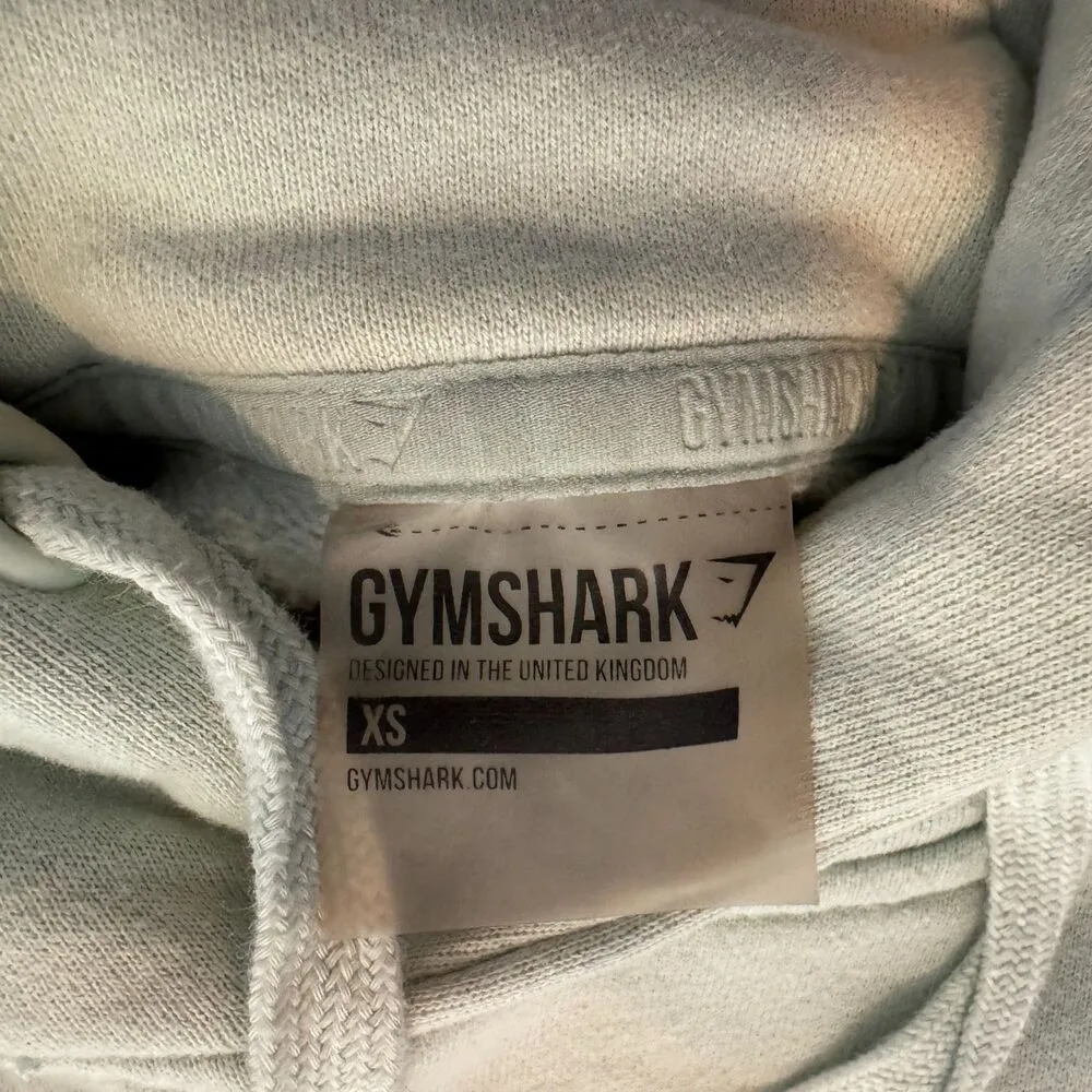 Gymshark | Mint Pullover Hoodie Size XS Spellout Logo - Image 5