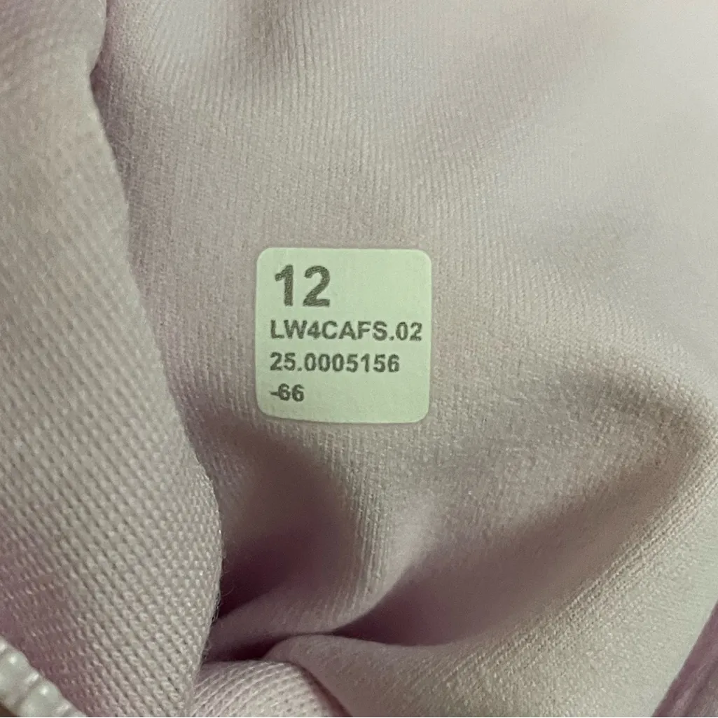 Lululemon NWT Define Nulu Full Zip Jacket Pink Organza Color Size 12 - Image 15