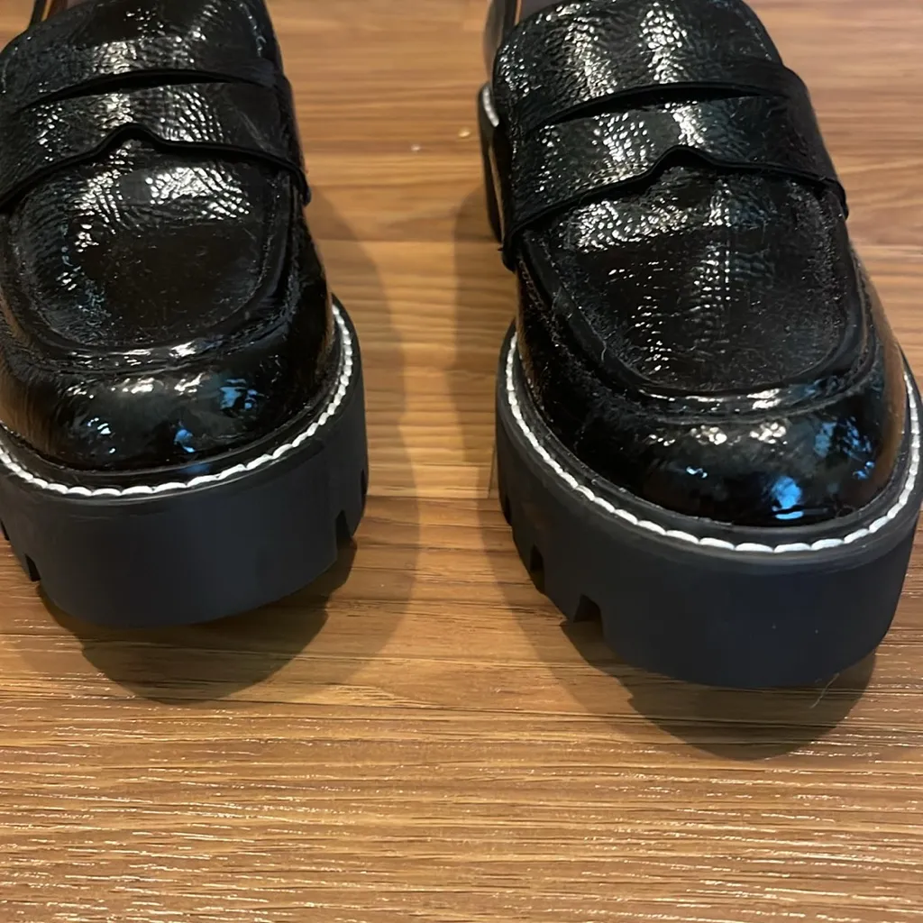 NWOT Franco Sarto Balin Black platform loafers size 5.5 - Image 3