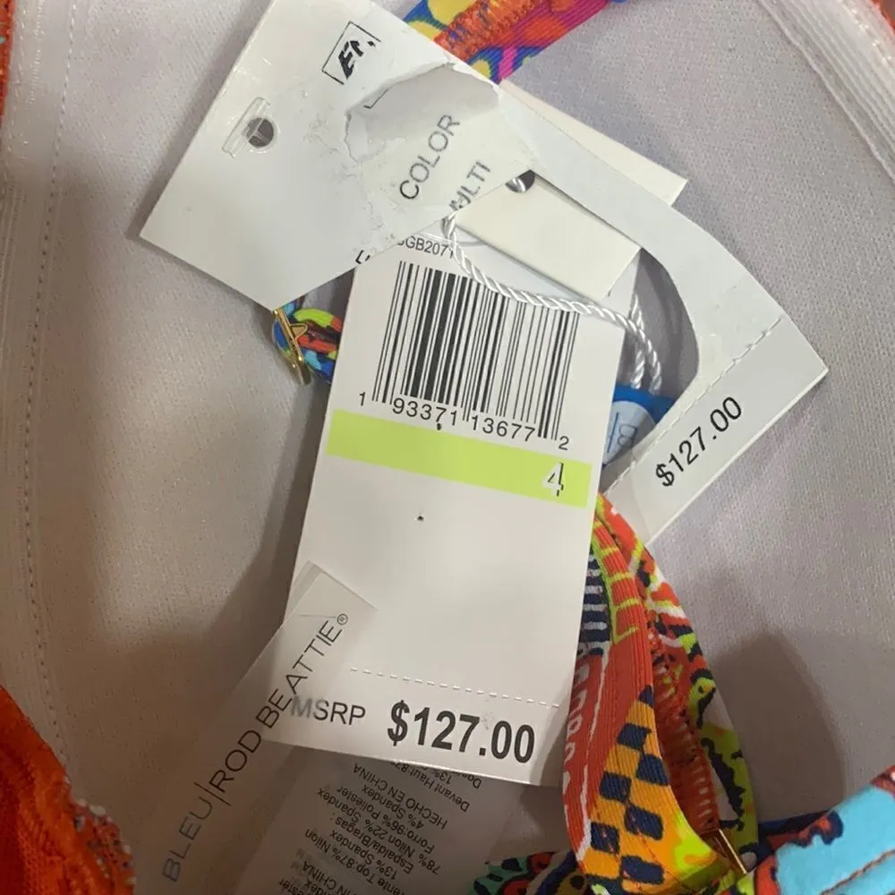 Bleu Rod Beattie groovy colorful swimsuit. - Image 11