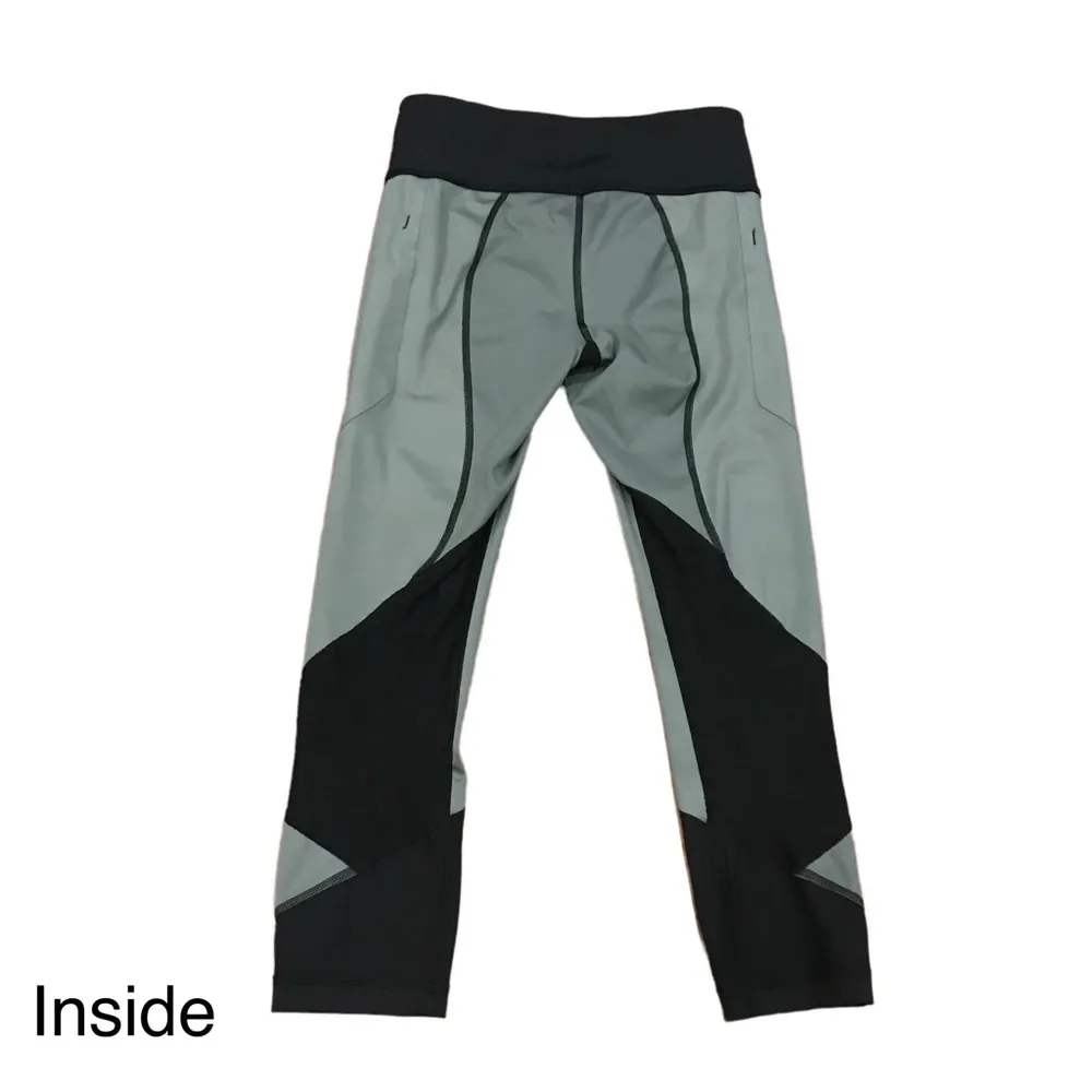 Lululemon Pace Rival Crop *Full-On Luxtreme
Stripe Play Slate Black / Black - Image 14