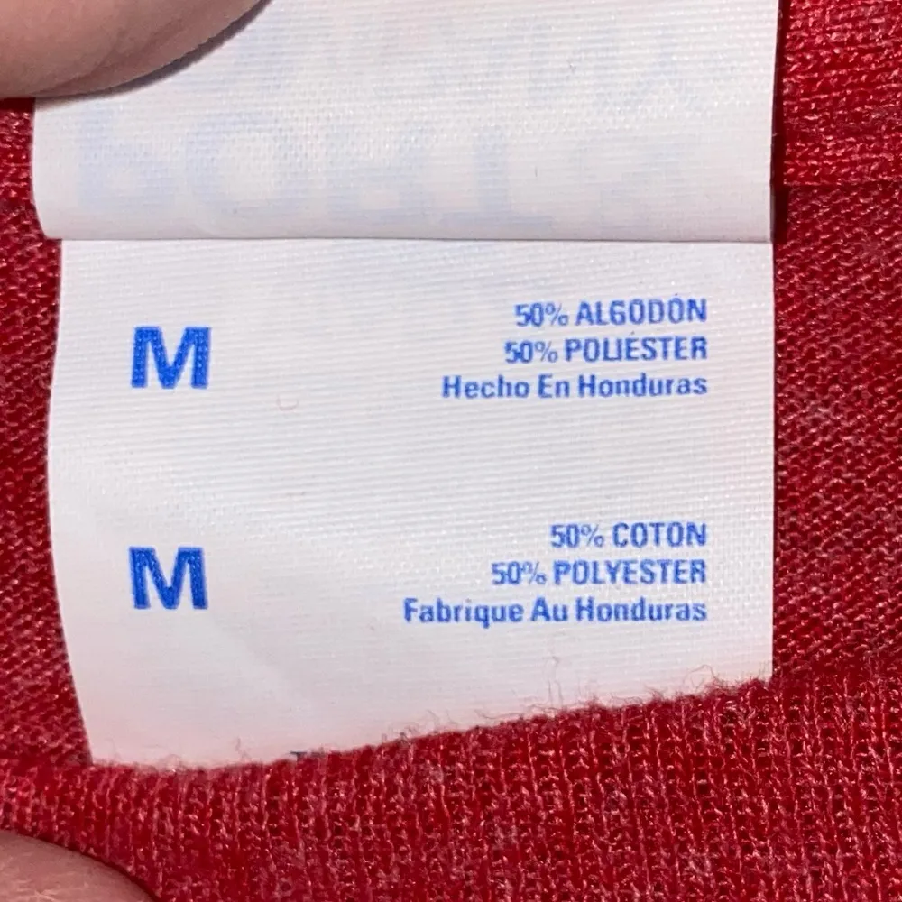 Red Love Oklahoma Graphic Short Sleeve Tee Shirt Size M - Image 3