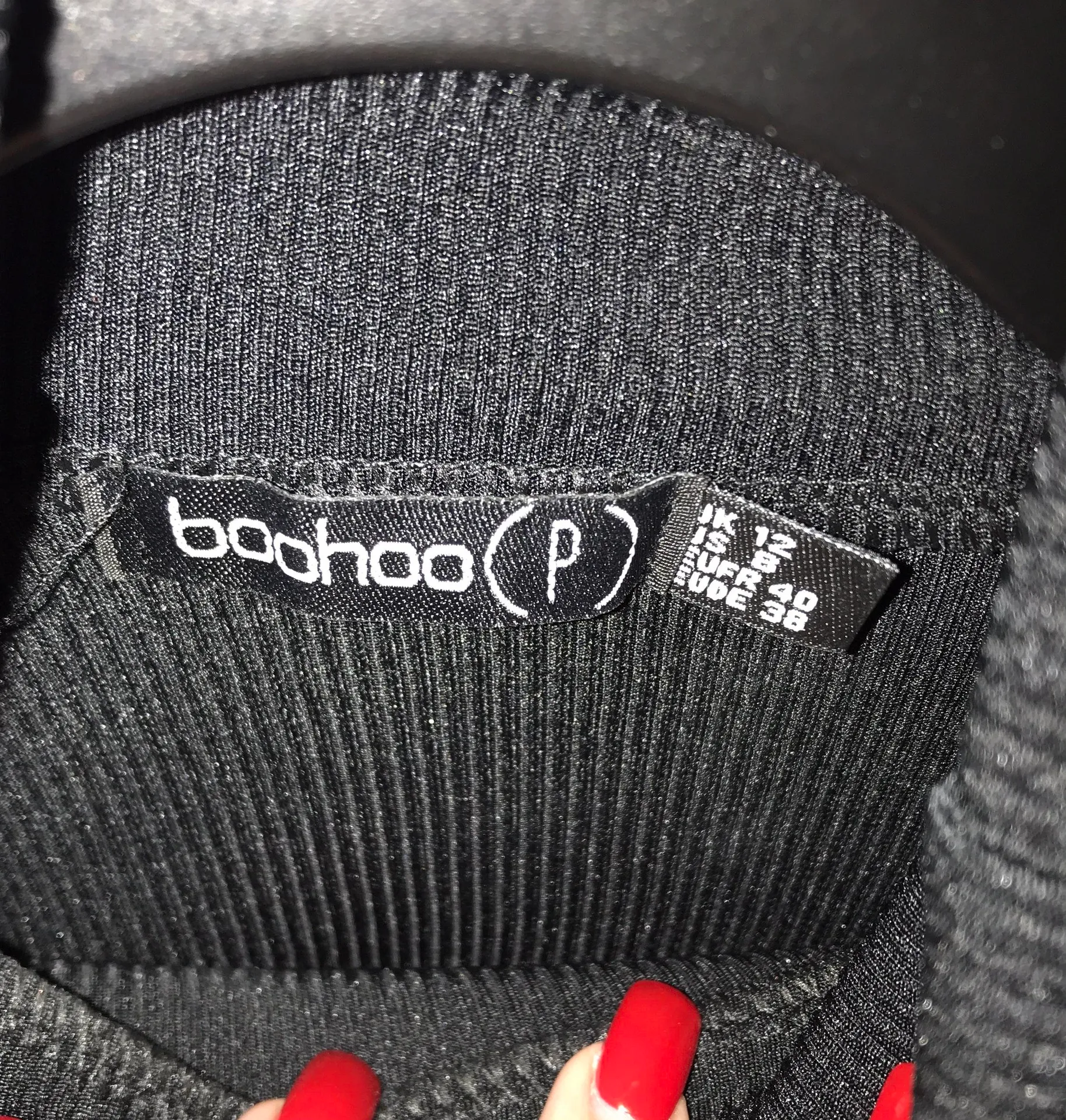 Boohoo Black Simple Turtleneck Top - Image 2