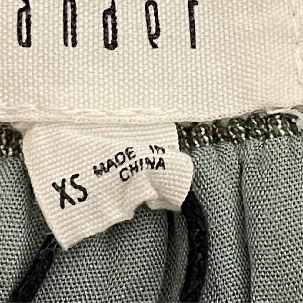 LOST + WANDER Light Olive Green Strapless Romper Size XS NWOT - Image 9