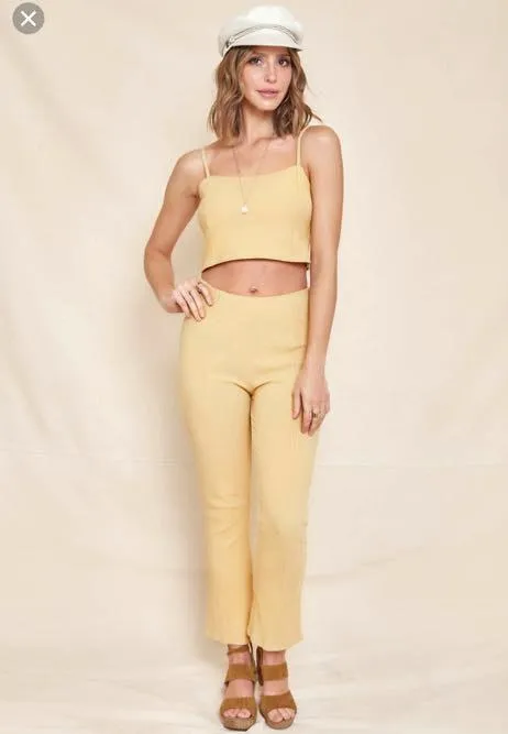Amuse Society Yellow Crop Set - Image 5
