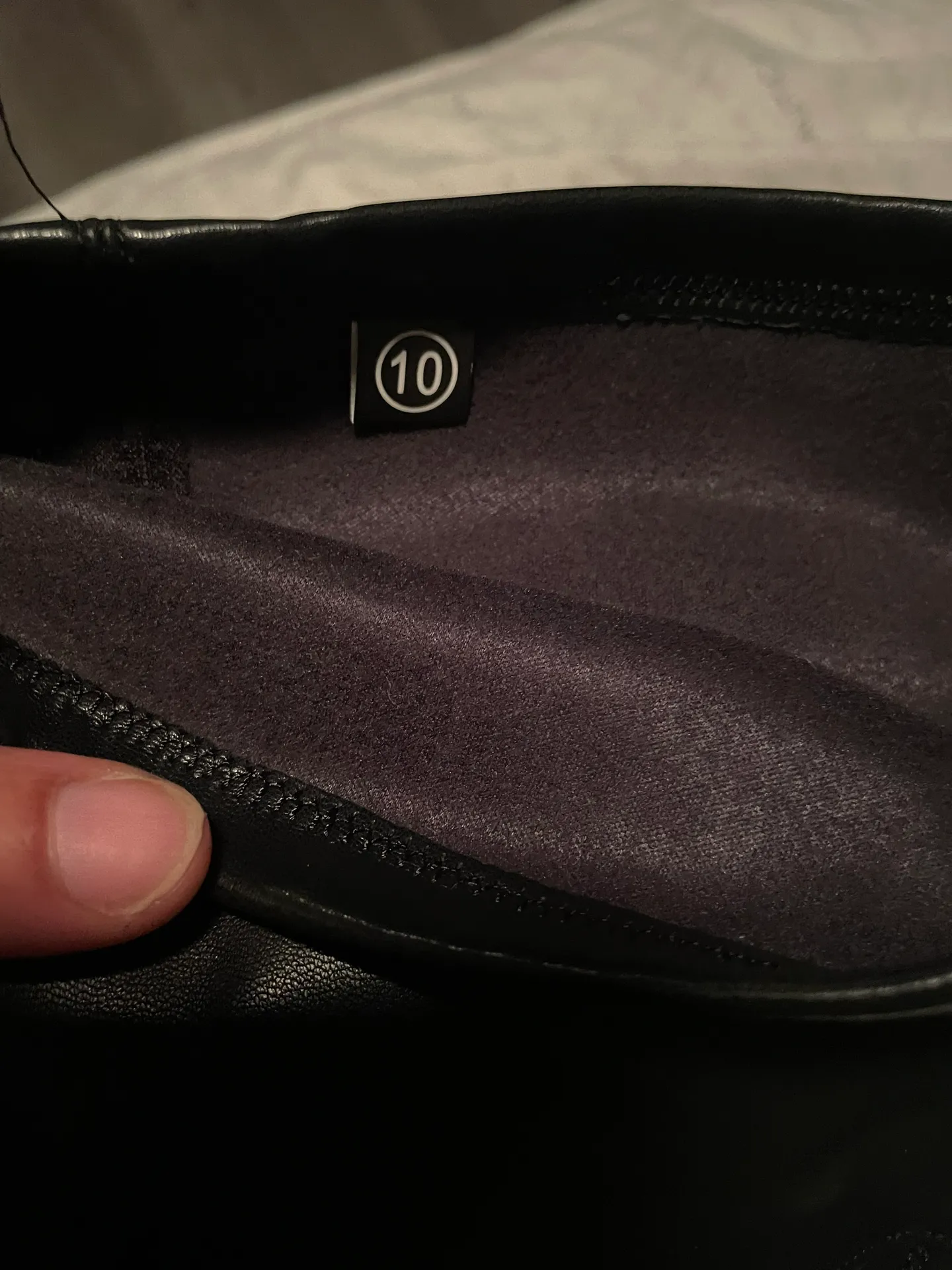 Women Size 10 Below The Knee Boots Black - Image 5