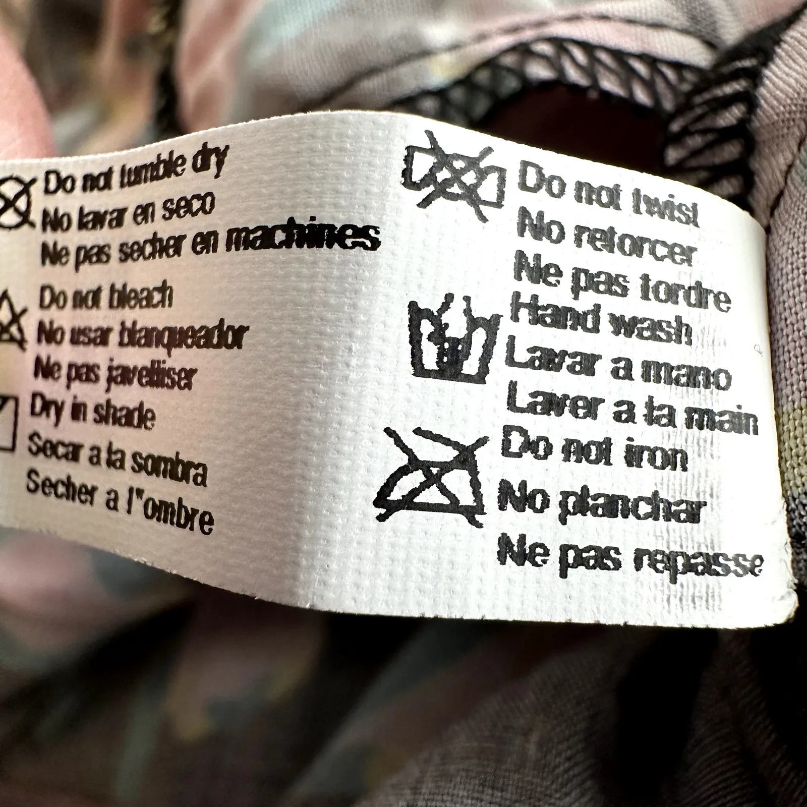 Maaji Dress Floral Tiered Mini Smocked A Line Cami Tie Strap Black Small NWT - Image 4