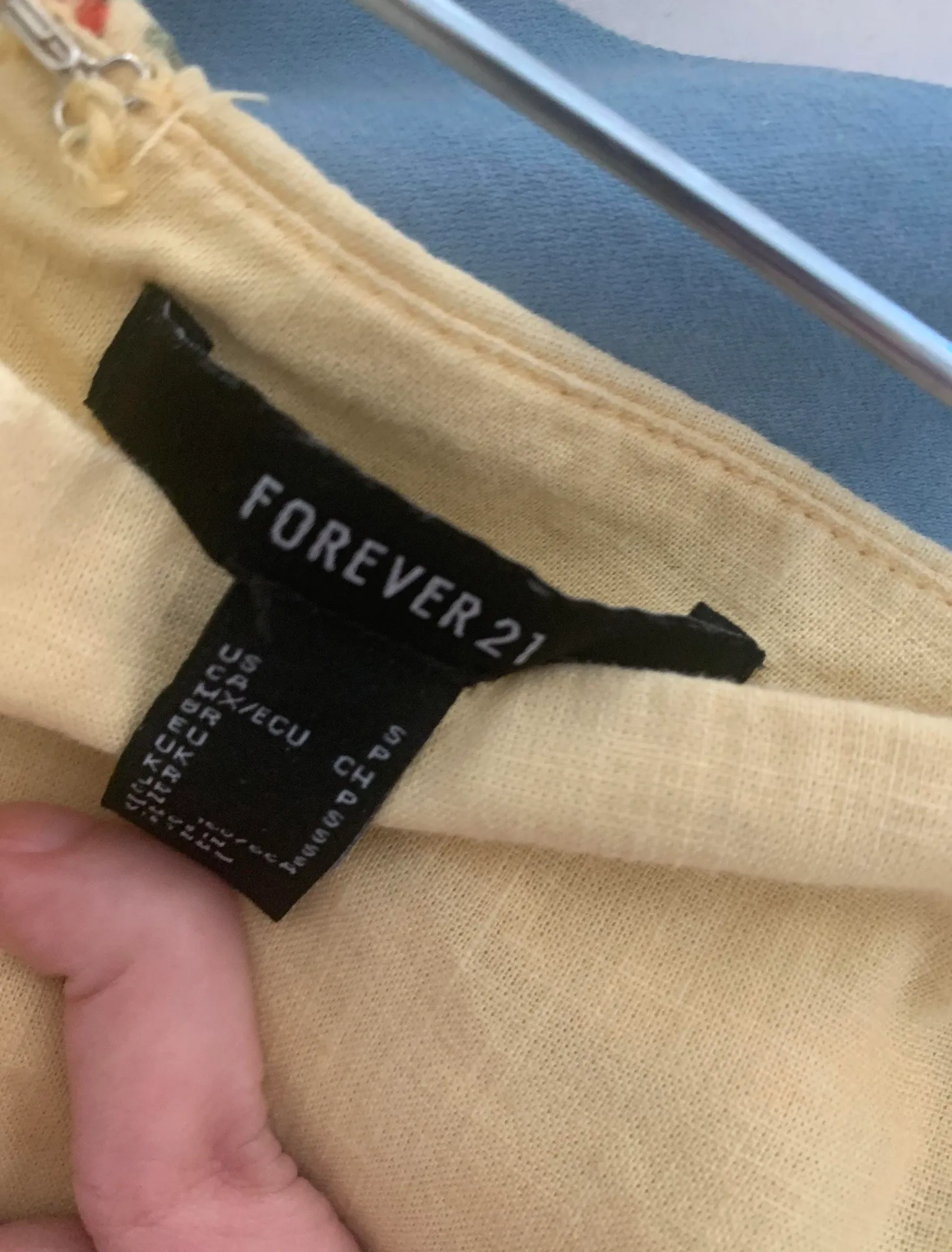 Forever 21 Yellow Floral Mini Skirt - Image 2