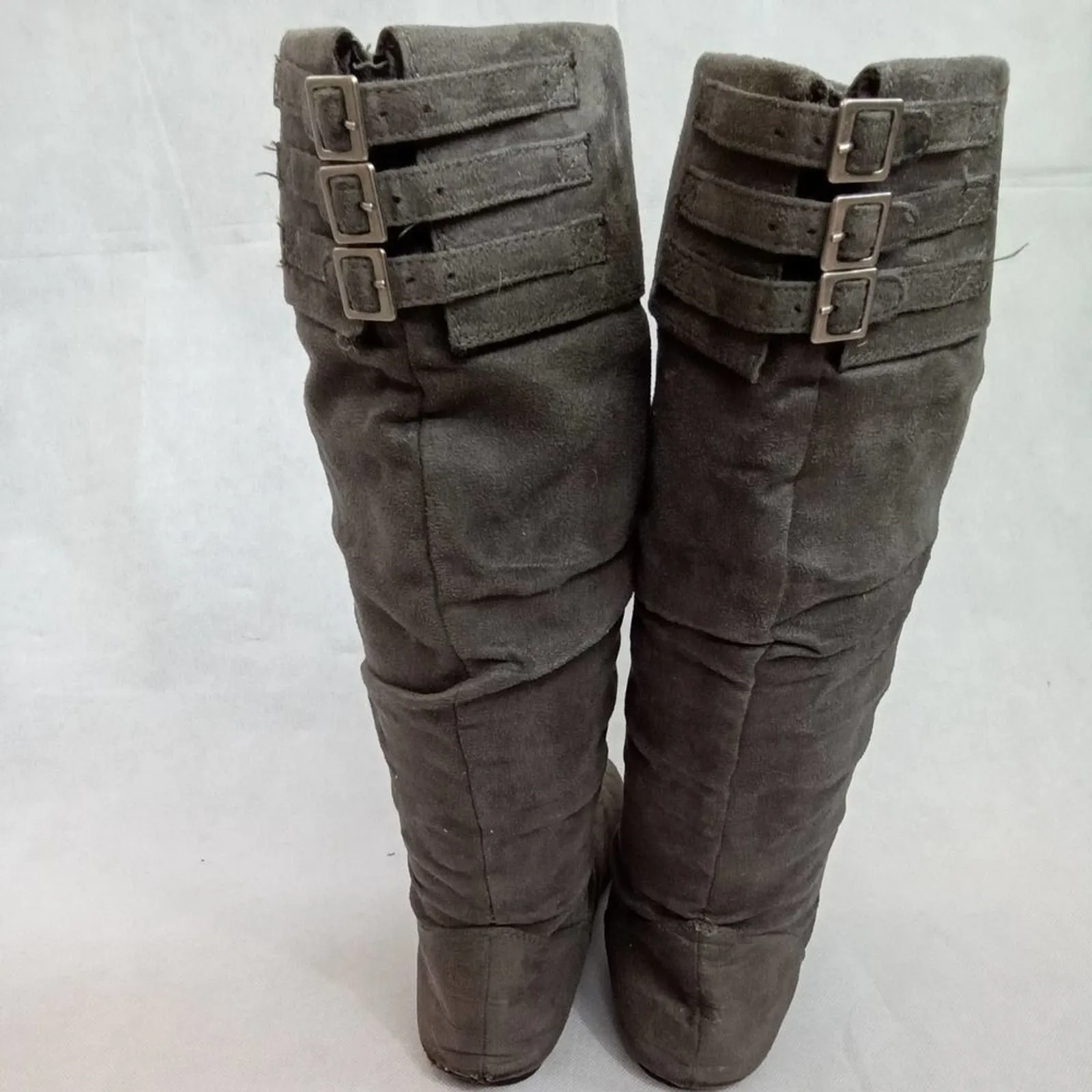 Candies tall boots gray‎ size 8 Gray - Image 3