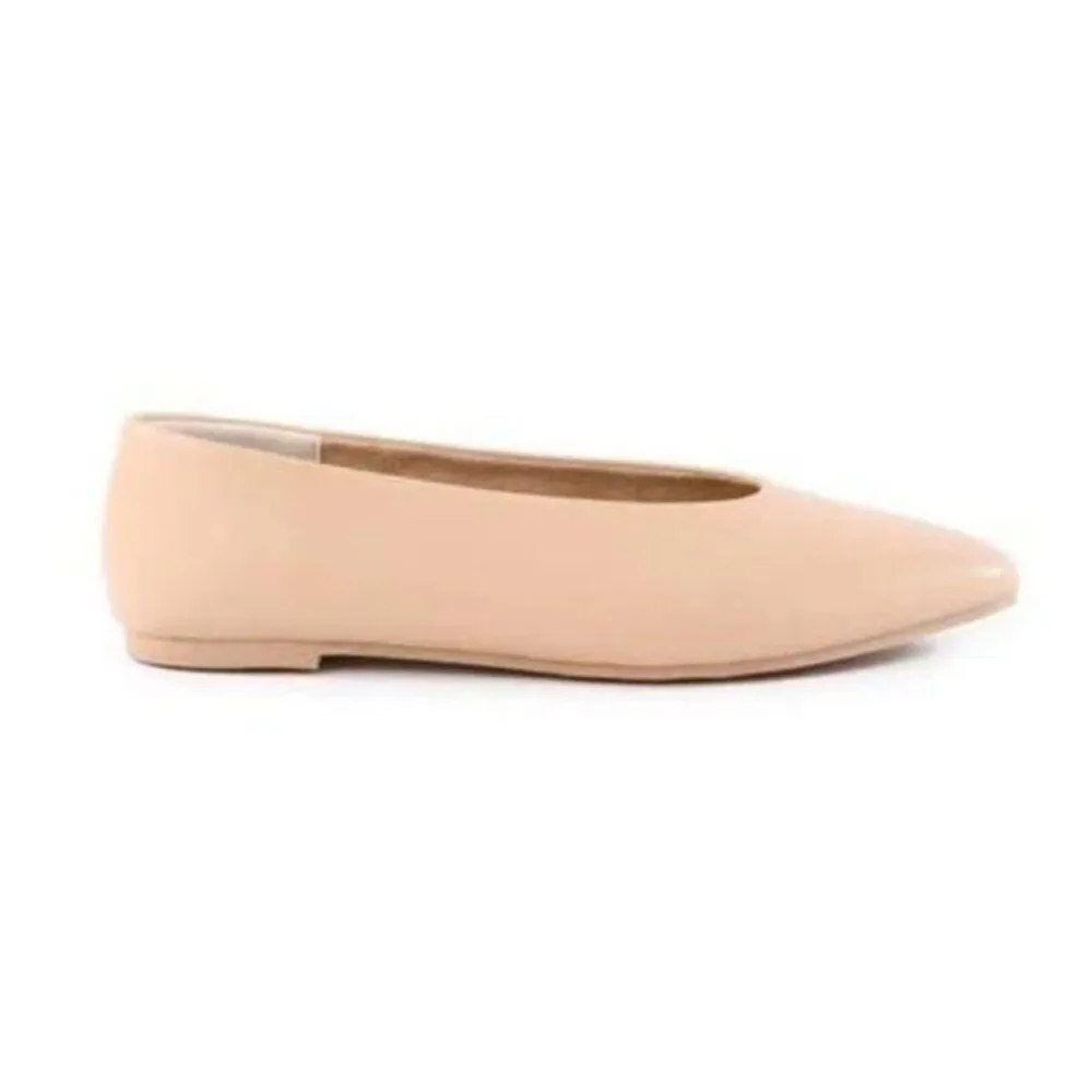 Seychelles  Dreamer Pointed Toe Flat In Vacchetta - Image 2