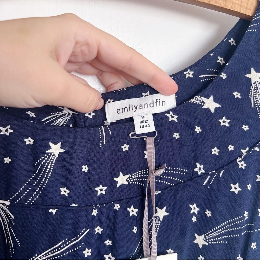 ModCloth • Emily & Fin Day After Day Dress in Shooting Stars navy comet print - Image 5