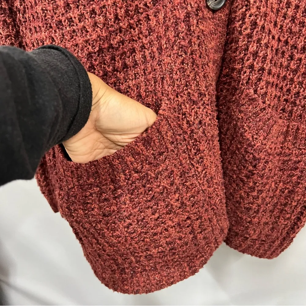 American Eagle Outfitters medium Button Front Waffle Knit Cardigan w/pockets - Image 10