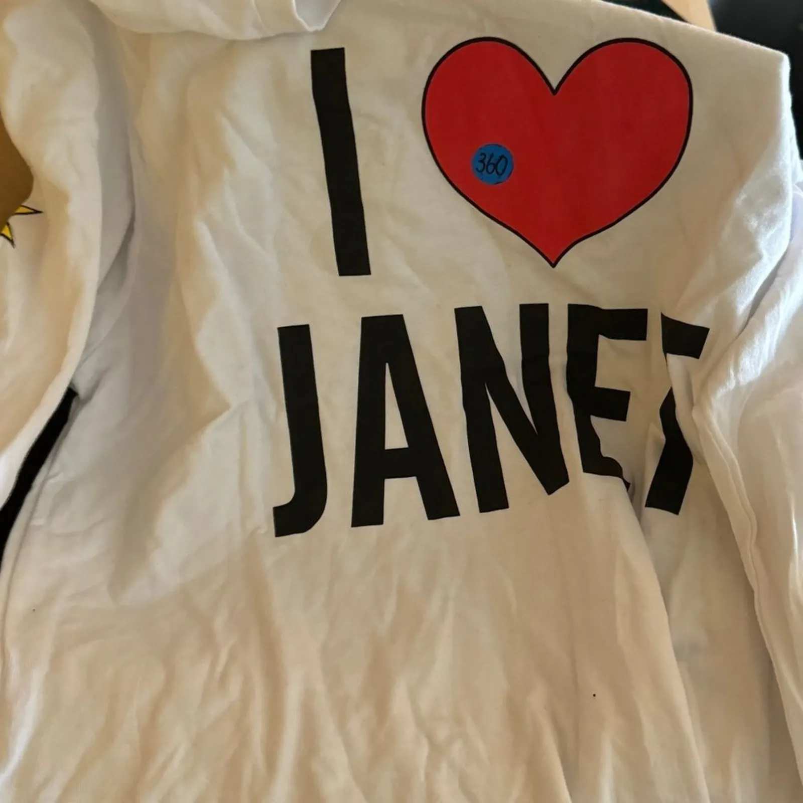 JANET JACKSON I Love Janet 2024 Longsleeve, Size M, New w/o Tag MSRP $90 White Size M - Image 4