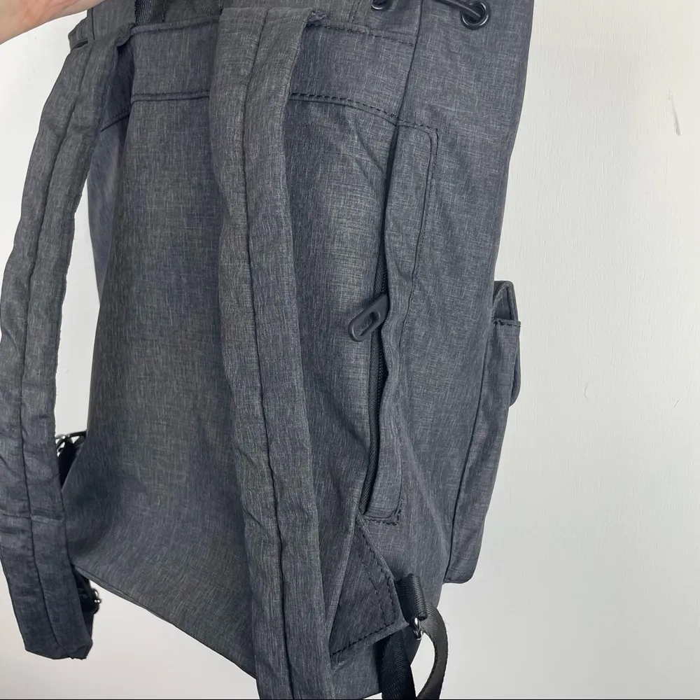 Calia by Carrie Underwood Grey Nylon Fold Over Backpack Gray - Image 8