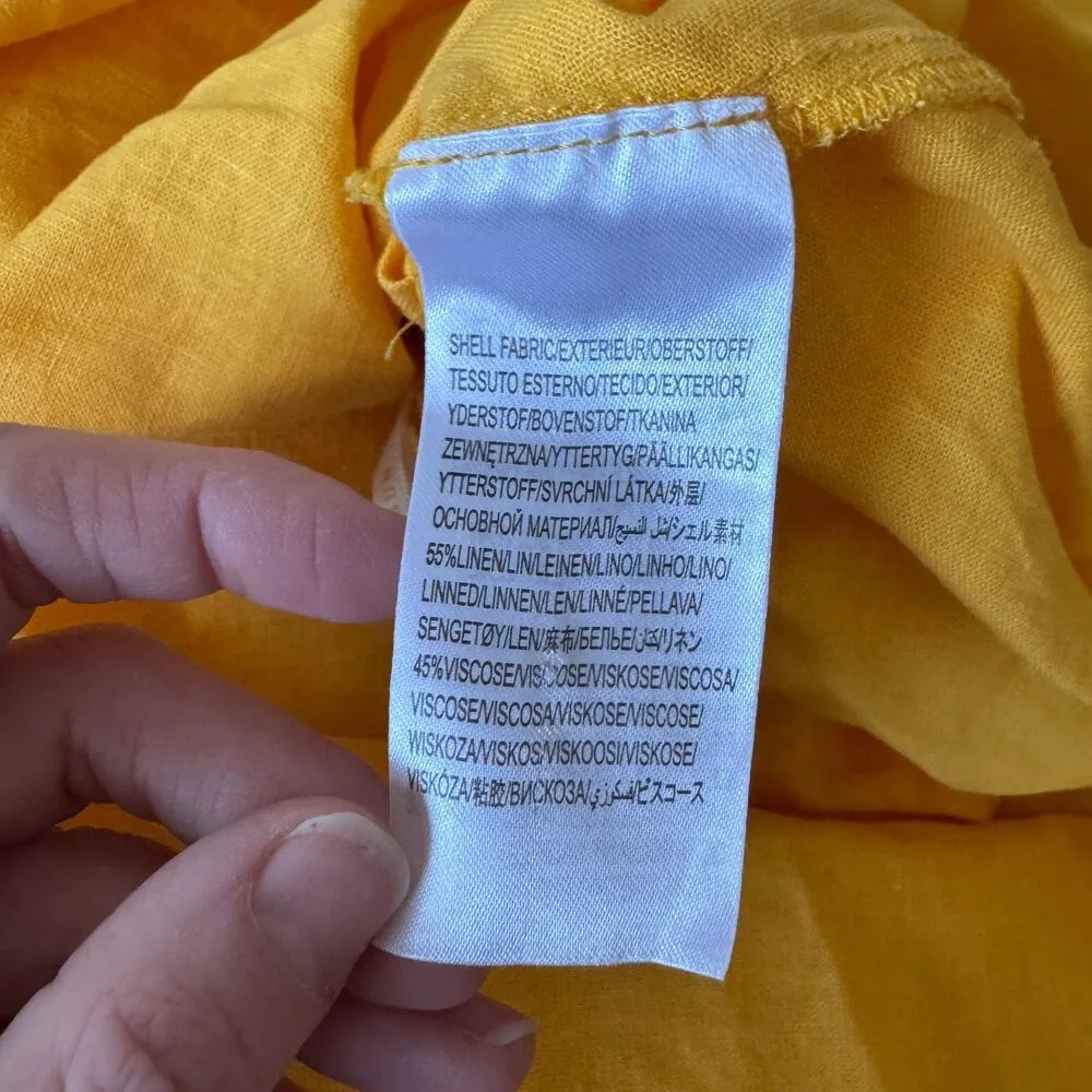 NEW Farm Rio Yellow Midi Knot Dress - Image 8