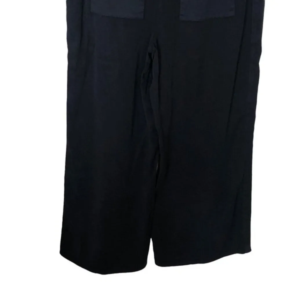 Marrakech Wide Leg Gaucho Pants Blue Size Medium - Image 8