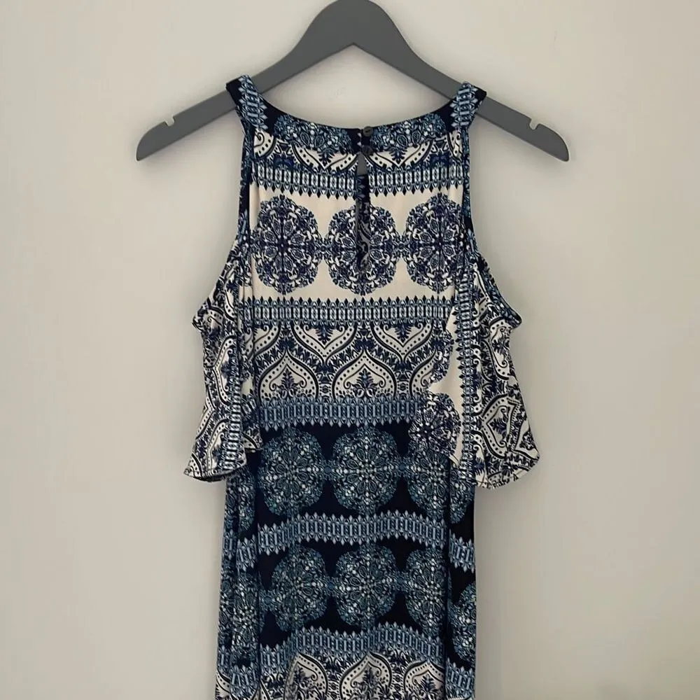 Chico’s Halter/Cold Shoulder Style Maxi Dress. Size 2‎ - Image 4