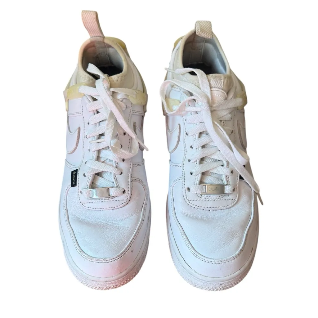 Nike x UNDERCOVER Womens Air Force 1 Shoes Low SP GORE-TEX White Sail Size 7 - Image 4