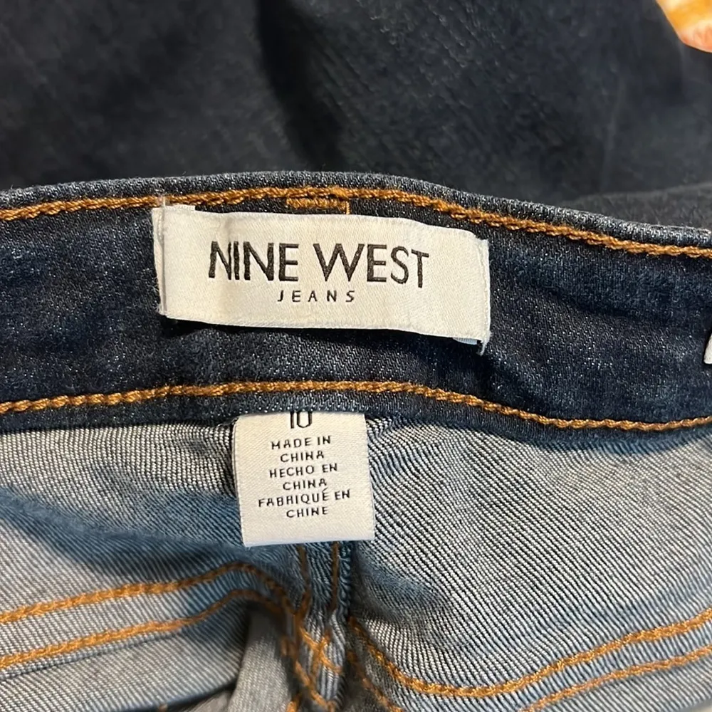 NINE WEST JEANS women's size 10 Average cigarette high rise skinny - Image 8