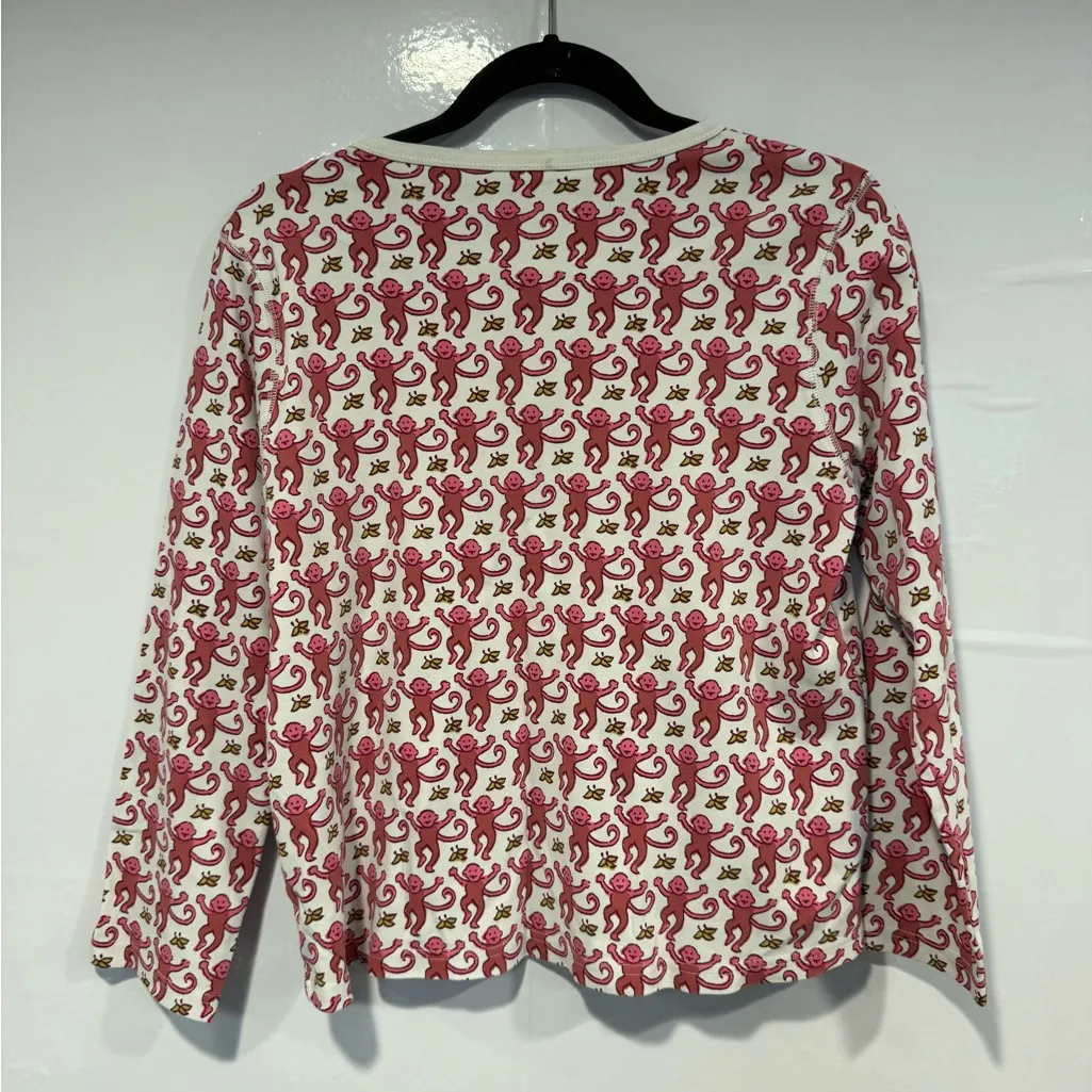 Roller Rabbit Monkey patterned organic cotton pajama set - Image 5