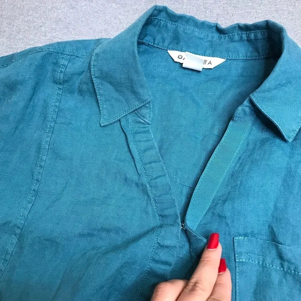 Athleta Playa Linen Crop Top - Image 6