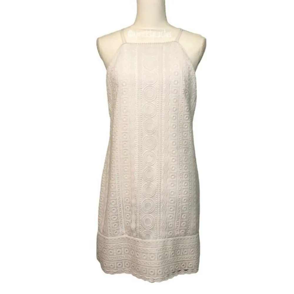 NWOT White House Black Market White Crochet Dress - Image 5